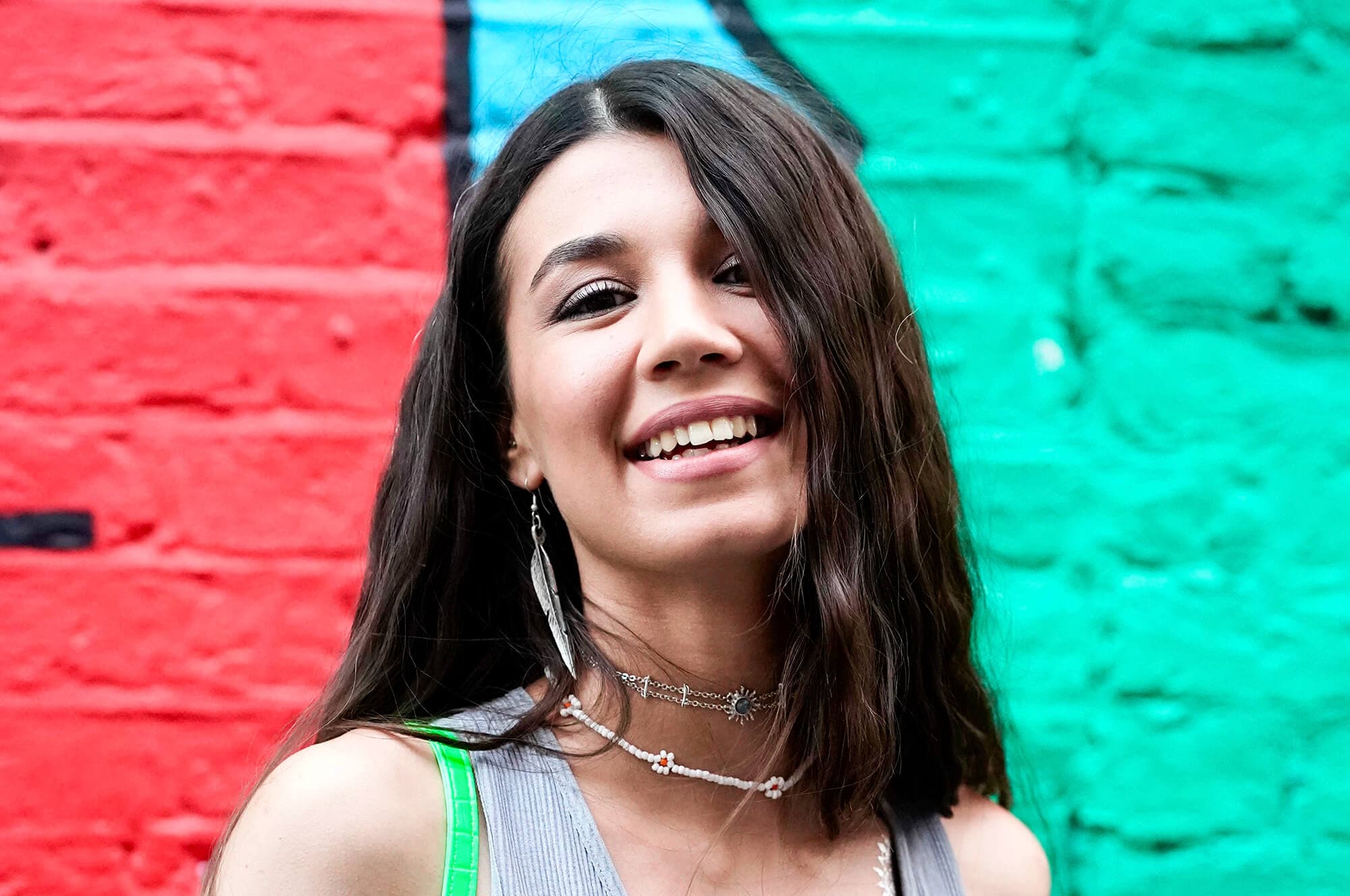 Young woman smiling