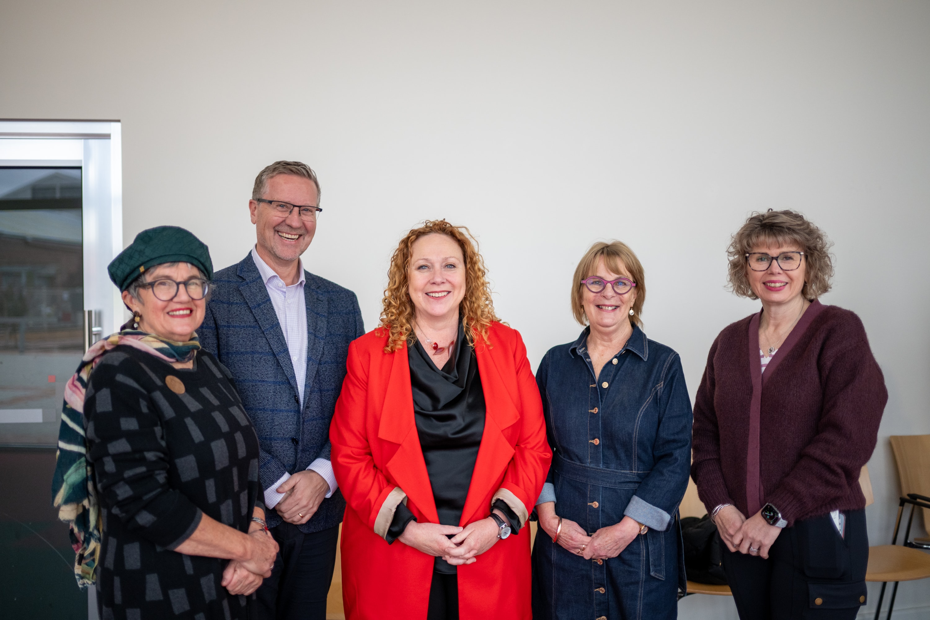 Cafs team with Minister Melissa Horne