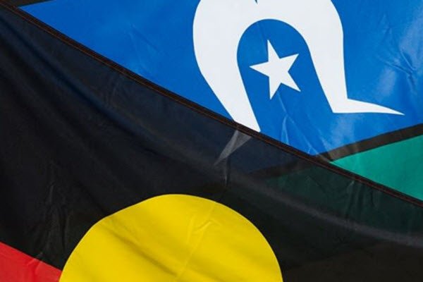 Indigenous Australian Flag and Torres Strait Islander flag