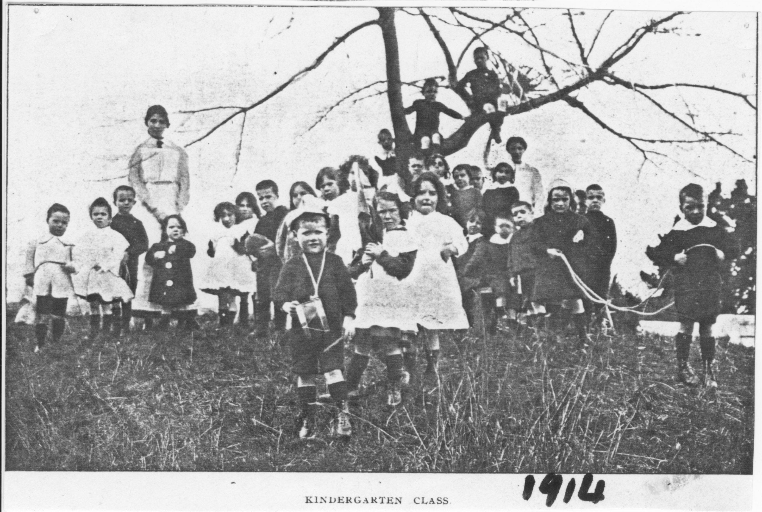 Cafs, historical kindergarten class 1914