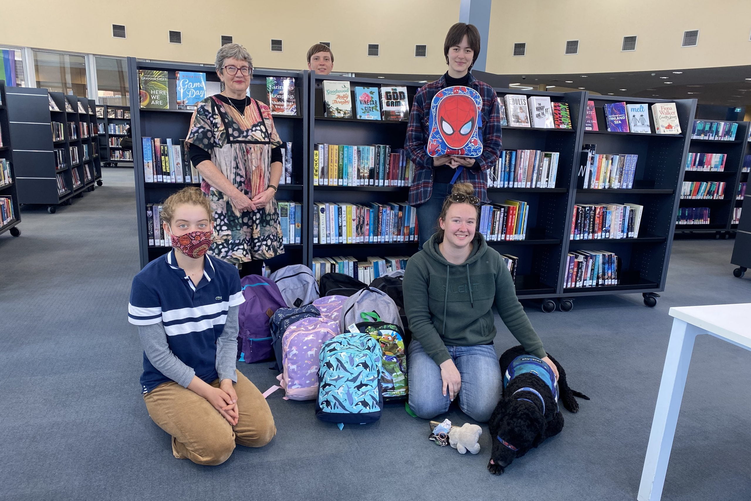 Cafs Christmas Appeal Girl Space Crew Donate Backpacks Ballarat Library