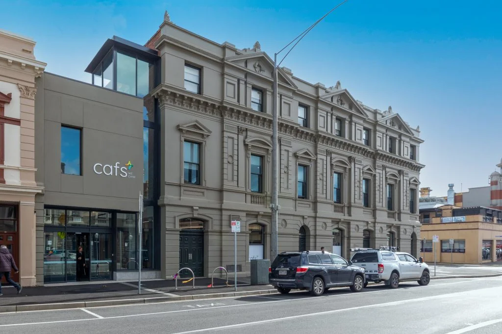 Cafs Ballarat Office exterior in Lydiard St
